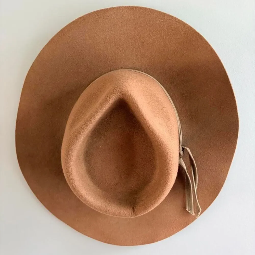 Jeanne Simmons 100% Wool Felt Wide Brim Fedora Hat #boho #western #outdoors